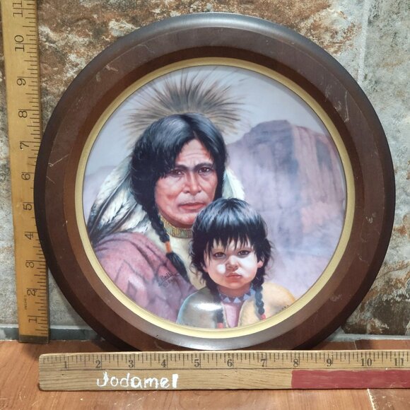 Vague Shadows The Cheyenne Nation Decorative Collector Plate by Perillo First Is - Picture 4 of 16